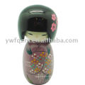 Recuerdos de madera de la pintura de la mano Kokeshi Doll de la pintura de la mano